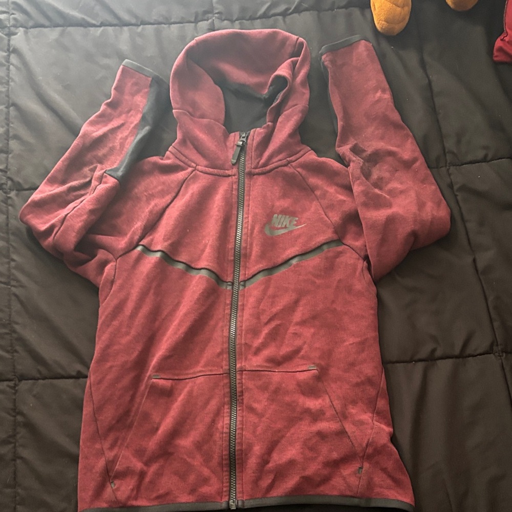 Nike Kids Maroon Nike Tech Jacket